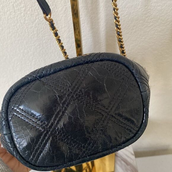 Tory Burch Multi Colored Fleming Soft Mini Tweed Bucket Bag - Picture 4 of 8